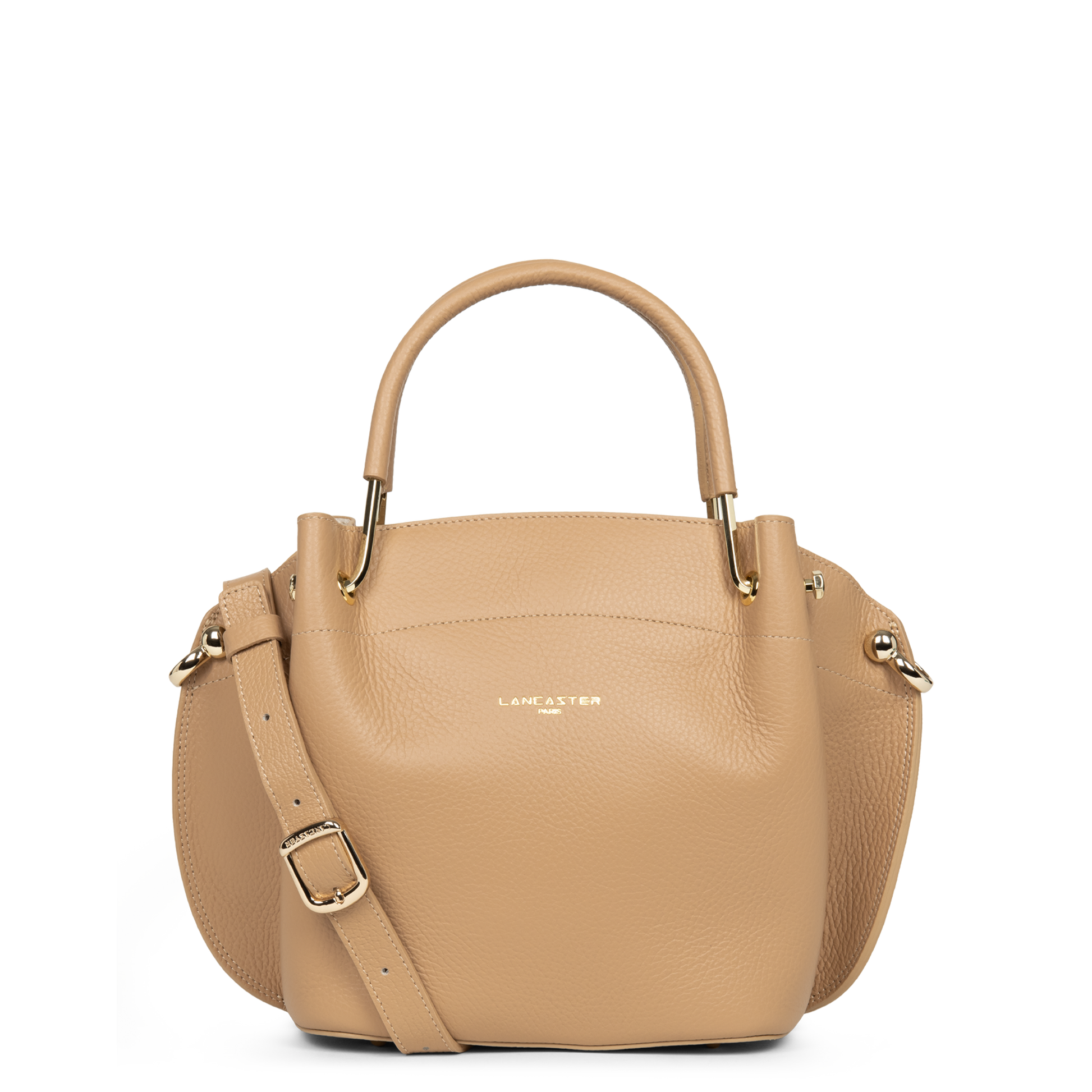 sac à main - foulonné double #couleur_naturel-in-beige