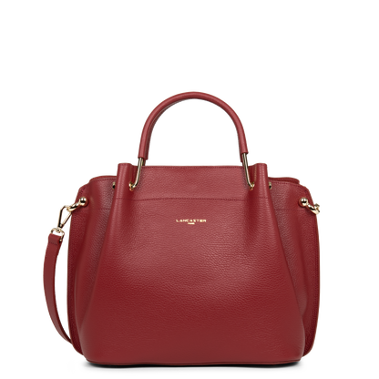grand sac à main - foulonné double #couleur_carmin-in-blush