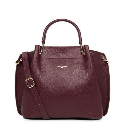 grand sac à main - foulonné double #couleur_pourpre-in-fuxia