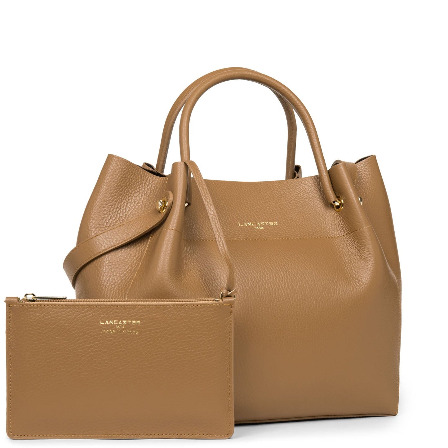 Grand sac cabas épaule - Foulonné Double LOUISA