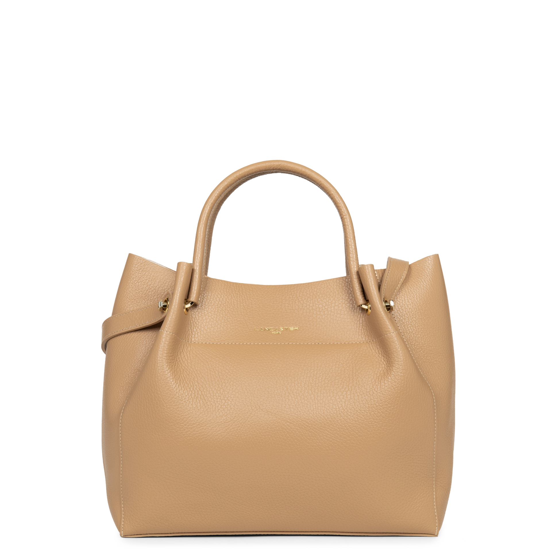 sac cabas épaule - foulonné double #couleur_naturel-in-beige
