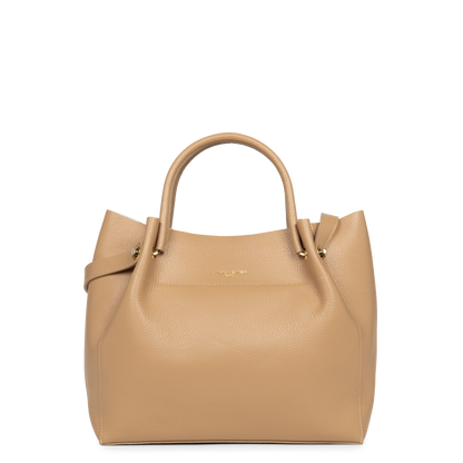 sac cabas épaule - foulonné double #couleur_naturel-in-beige