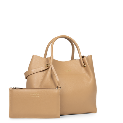 Grand sac cabas épaule - Foulonné Double LOUISA