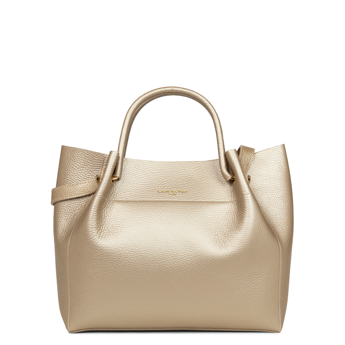 sac cabas épaule - foulonné double #couleur_or-ple-in-nude