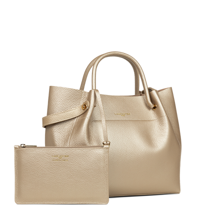 Grand sac cabas épaule - Foulonné Double LOUISA