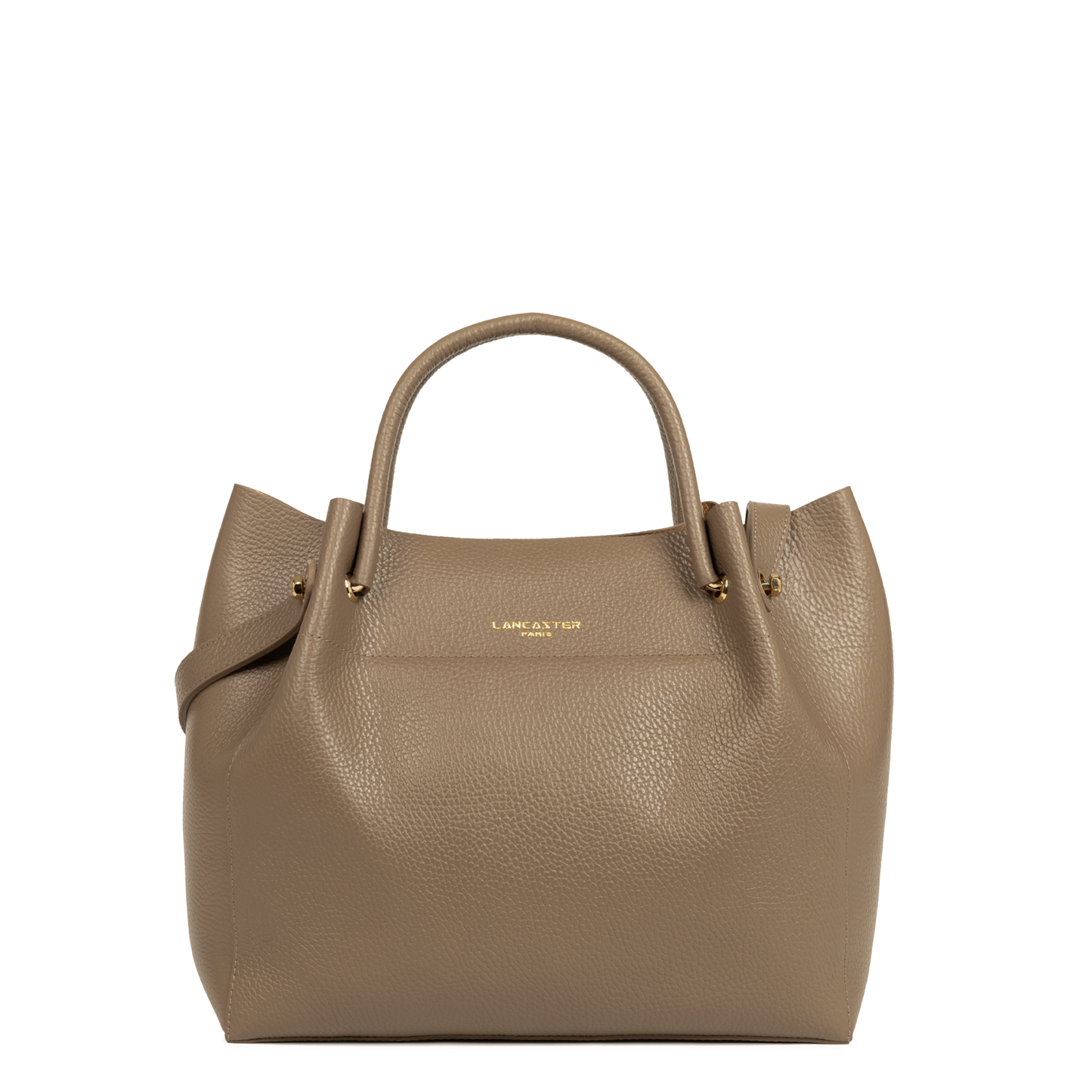 sac cabas épaule - foulonné double #couleur_taupe-in-or
