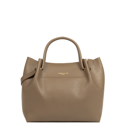 sac cabas épaule - foulonné double #couleur_taupe-in-or