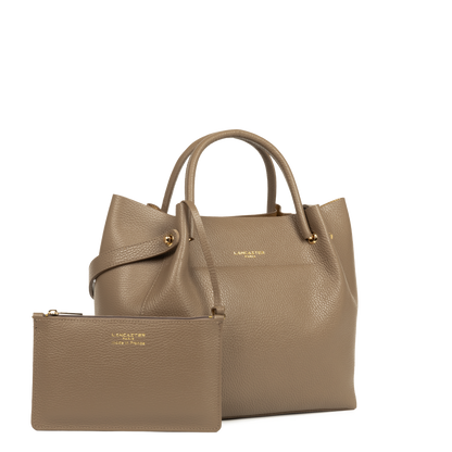 Grand sac cabas épaule - Foulonné Double LOUISA