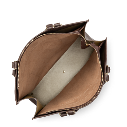 Très grand sac cabas épaule - Foulonné Double DAILY