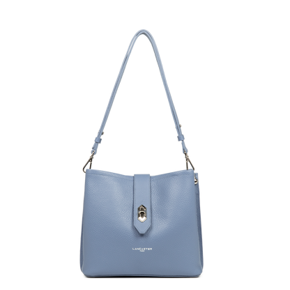 sac seau - top double #couleur_bleu-cendre-in-argent