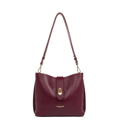 sac seau - top double #couleur_bordeaux-in-or-ple