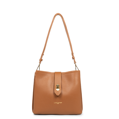 sac seau - top double #couleur_camel-in-orange