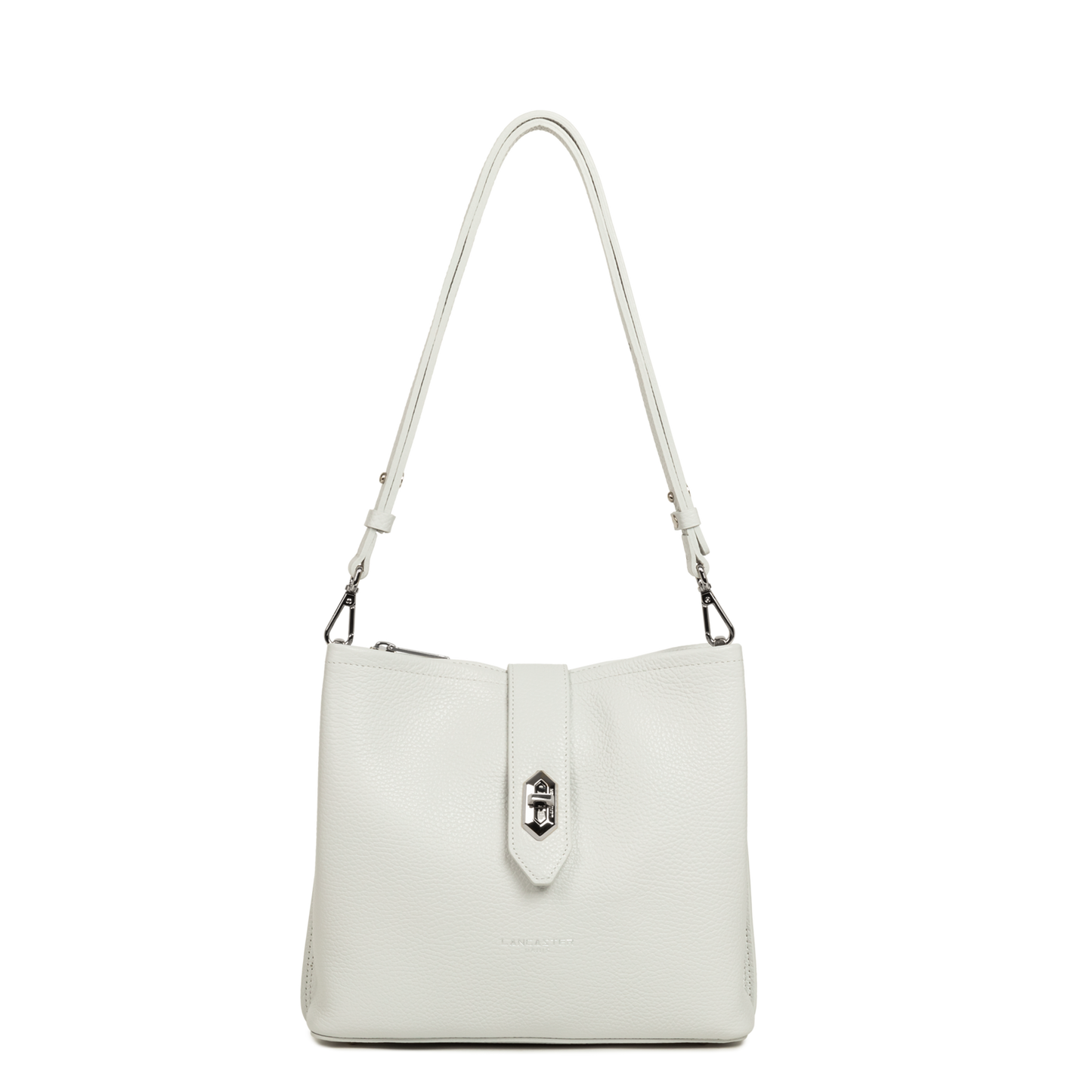 sac seau - top double #couleur_gris-clair-in-argent