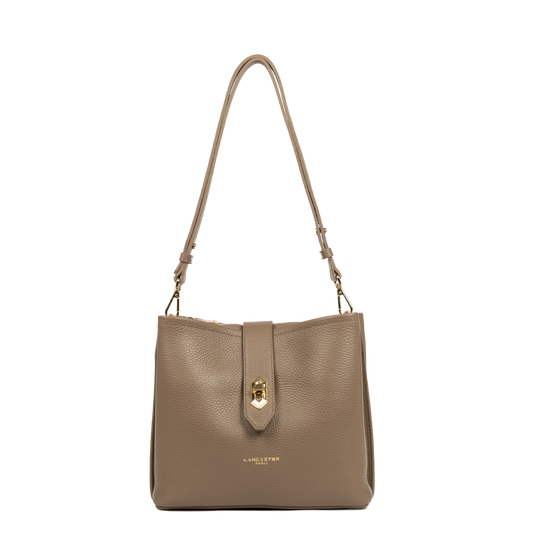 sac seau - top double #couleur_taupe-in-or