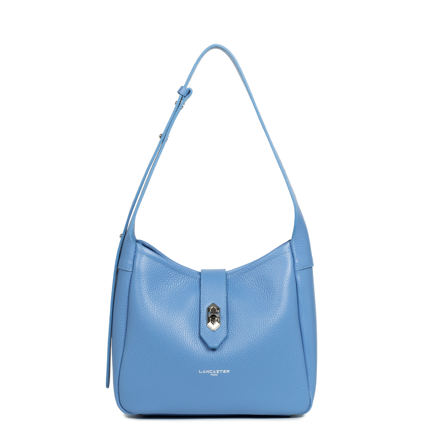 petit sac seau - top double #couleur_bleu-santorin-in-argent