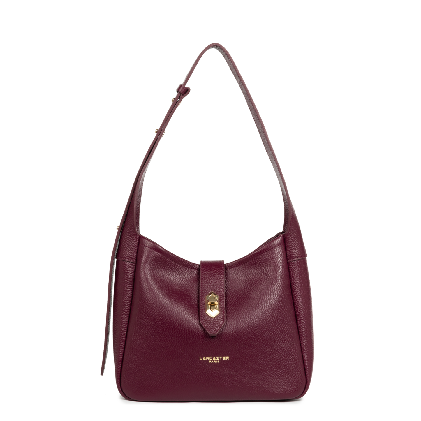 petit sac seau - top double #couleur_bordeaux-in-or-ple