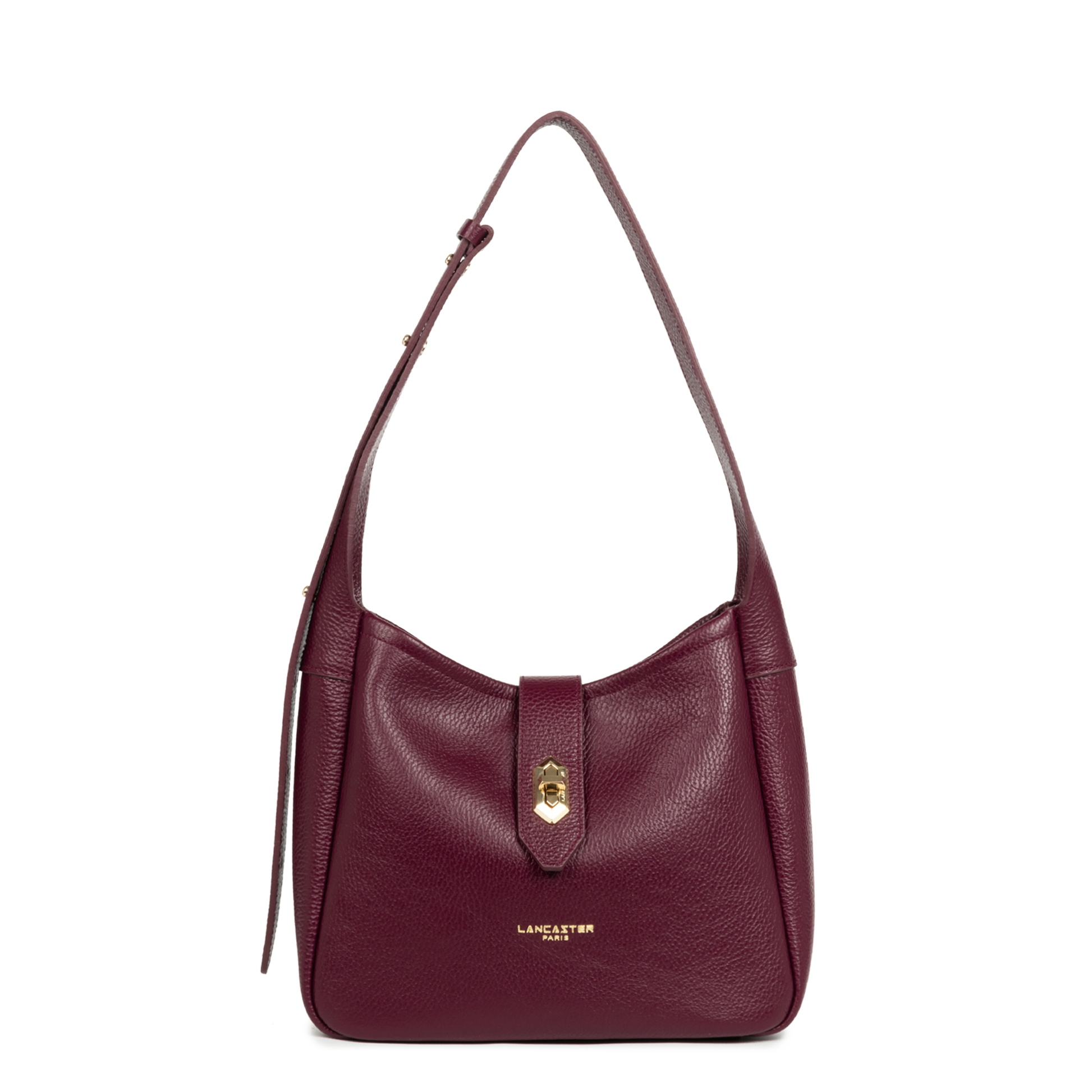 petit sac seau - top double #couleur_bordeaux-in-or-ple