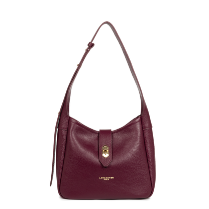 petit sac seau - top double #couleur_bordeaux-in-or-ple