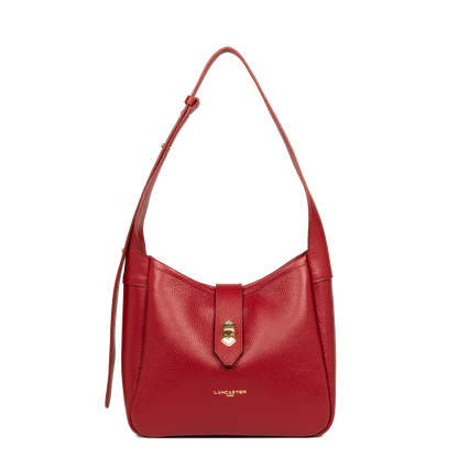 Petit sac seau - Top Double #couleur_carmin-in-blush