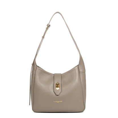 petit sac seau - top double #couleur_galet-in-or