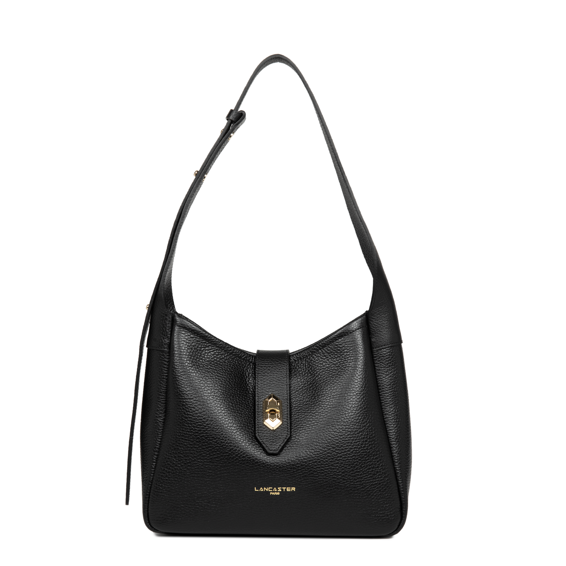 Petit sac seau - Top Double #couleur_noir-in-nude