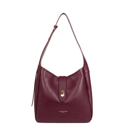 sac seau - top double #couleur_bordeaux-in-or-ple