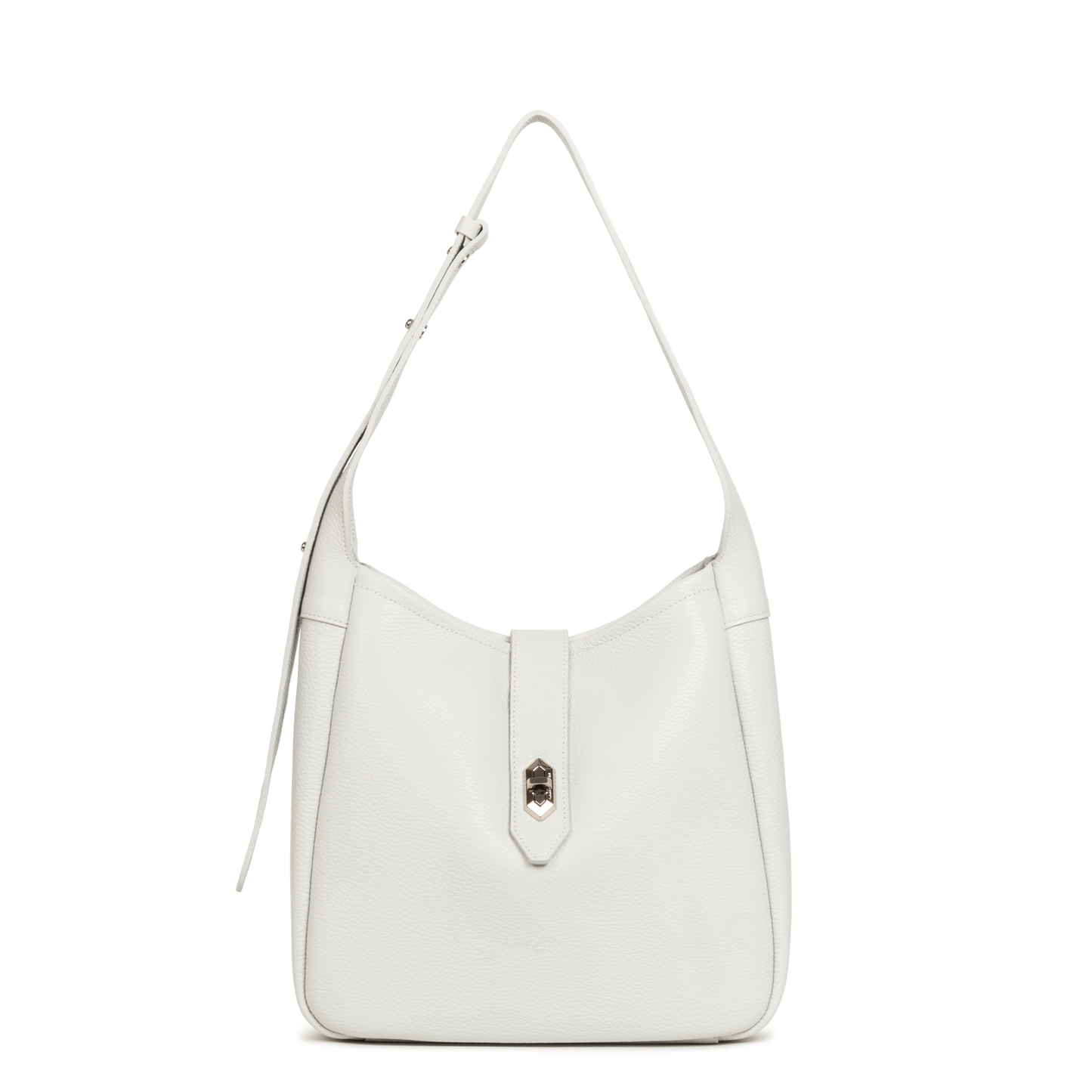 sac seau - top double #couleur_gris-clair-in-argent