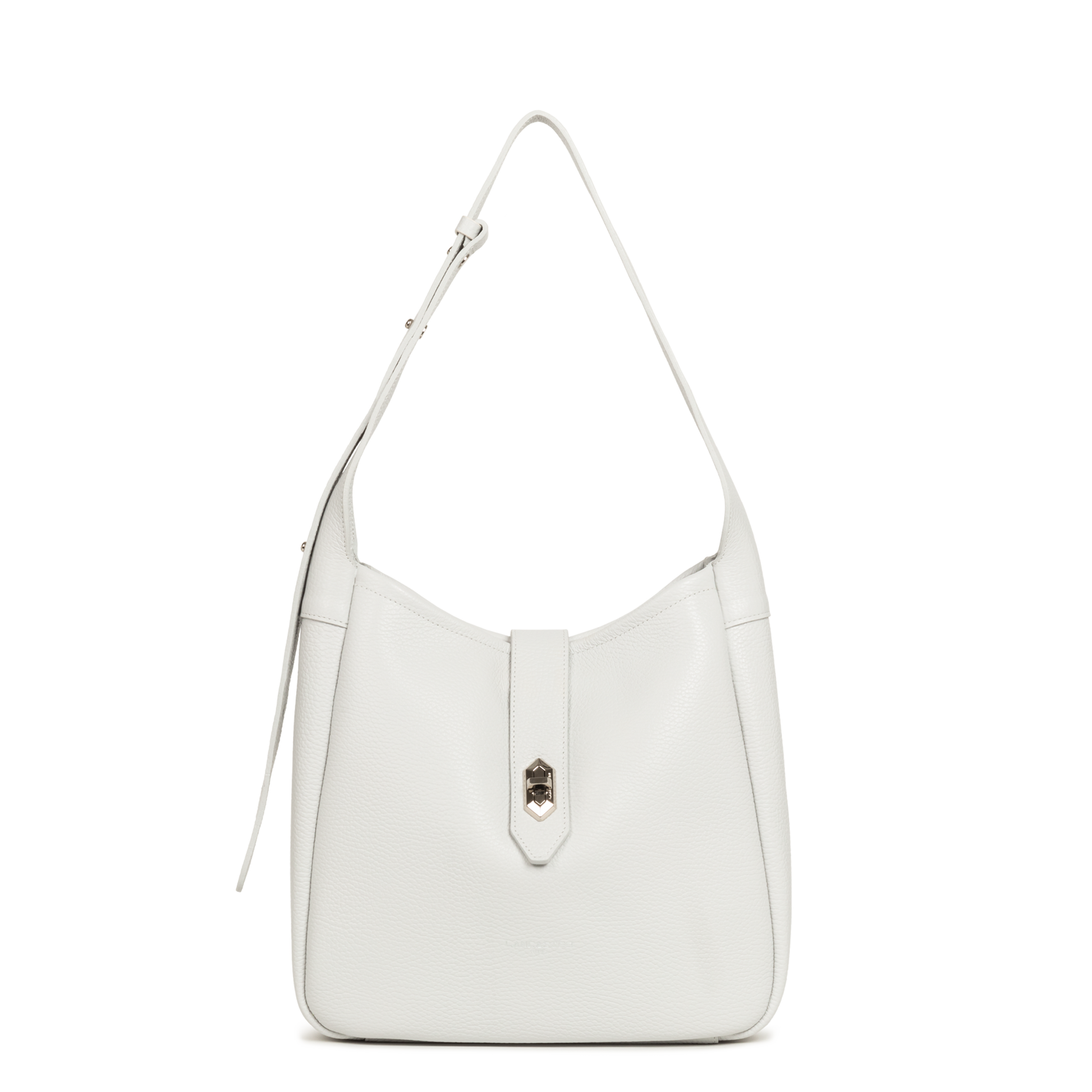 sac seau - top double #couleur_gris-clair-in-argent