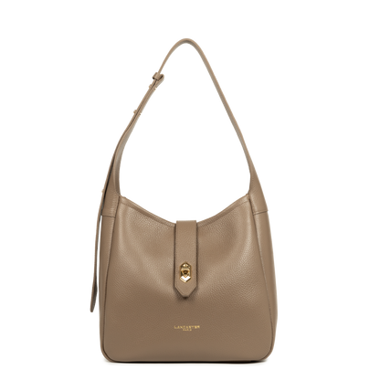 sac seau - top double #couleur_taupe-in-or