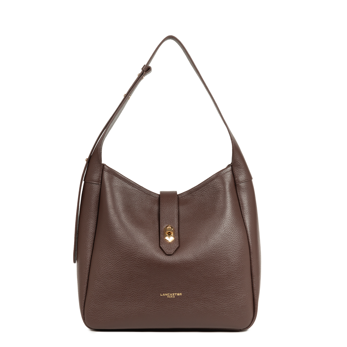 grand sac seau - top double #couleur_marron-in-or-ple