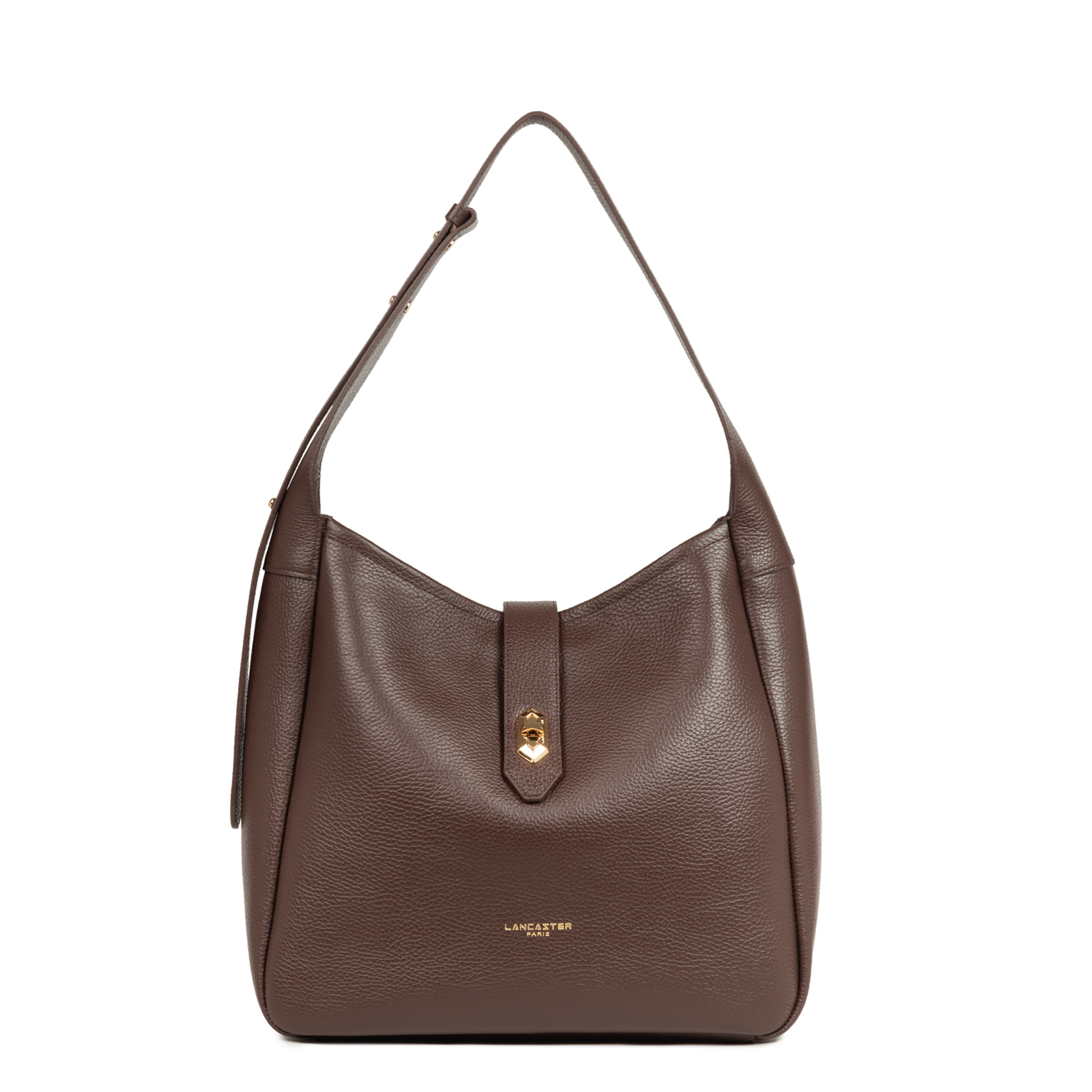 grand sac seau - top double #couleur_marron-in-or-ple
