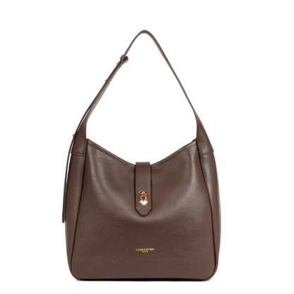 grand sac seau - top double #couleur_marron-in-or-ple