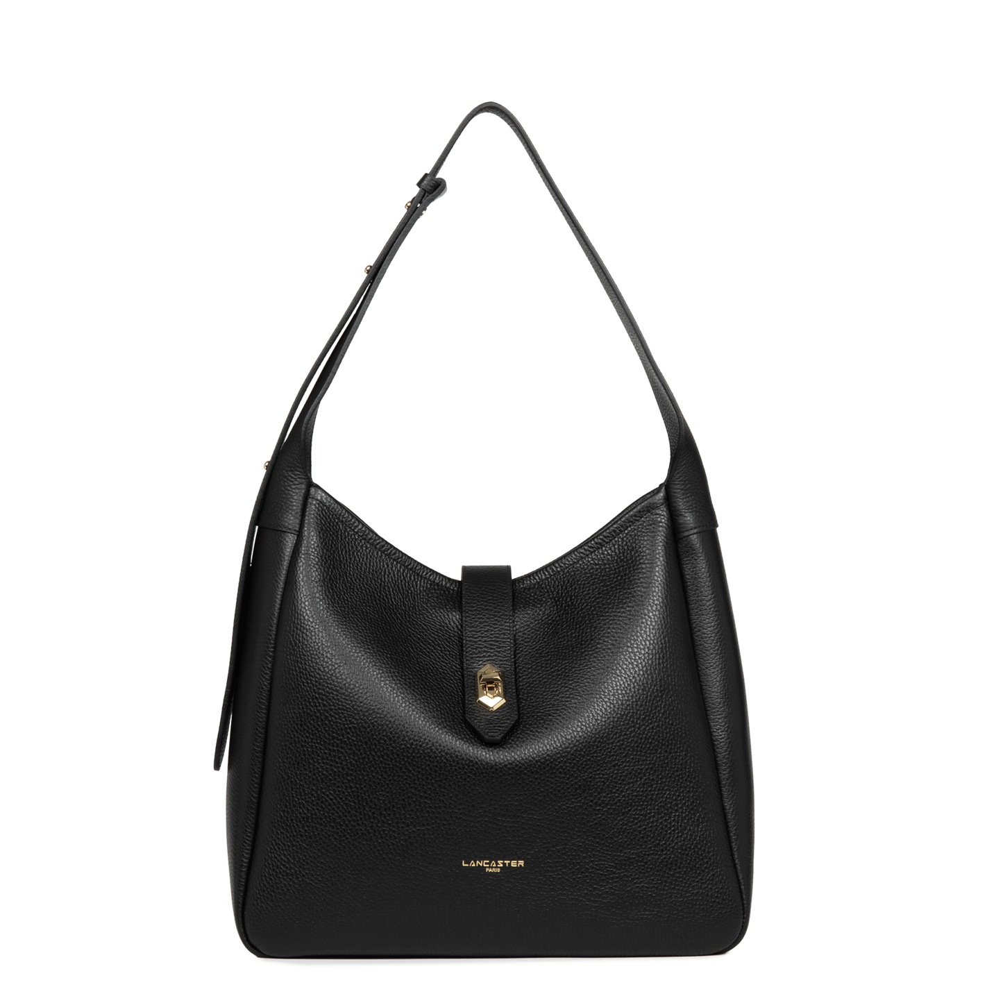 Grand sac seau - Top Double #couleur_noir-in-nude