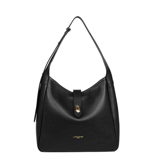 Grand sac seau - Top Double #couleur_noir-in-nude