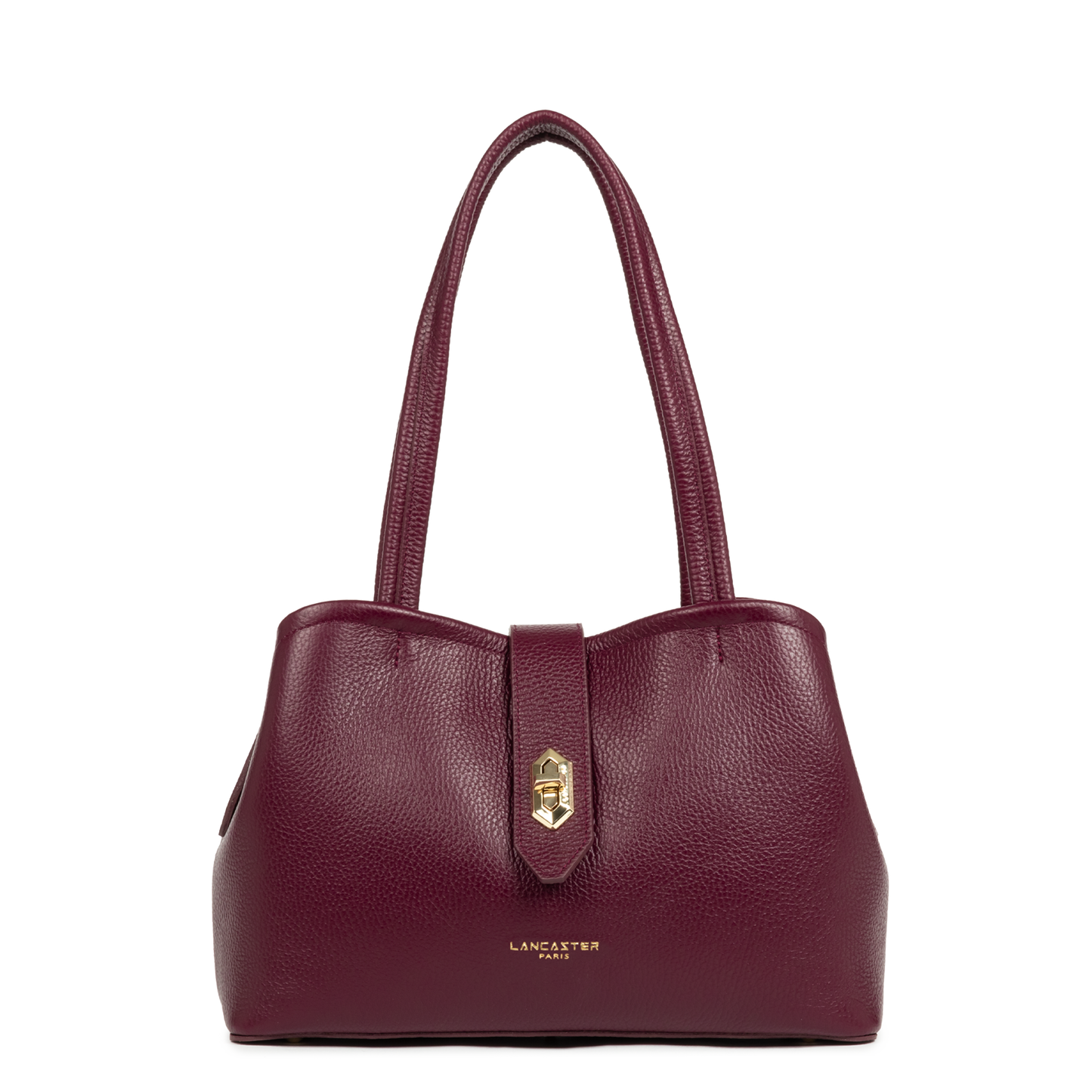 sac cabas épaule - top double #couleur_bordeaux-in-or-ple