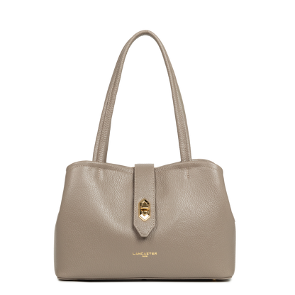sac cabas épaule - top double #couleur_galet-in-or