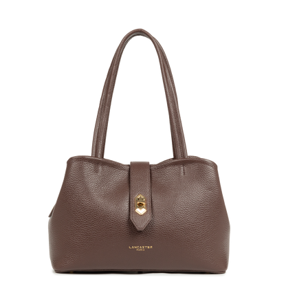 sac cabas épaule - top double #couleur_marron-in-or-ple