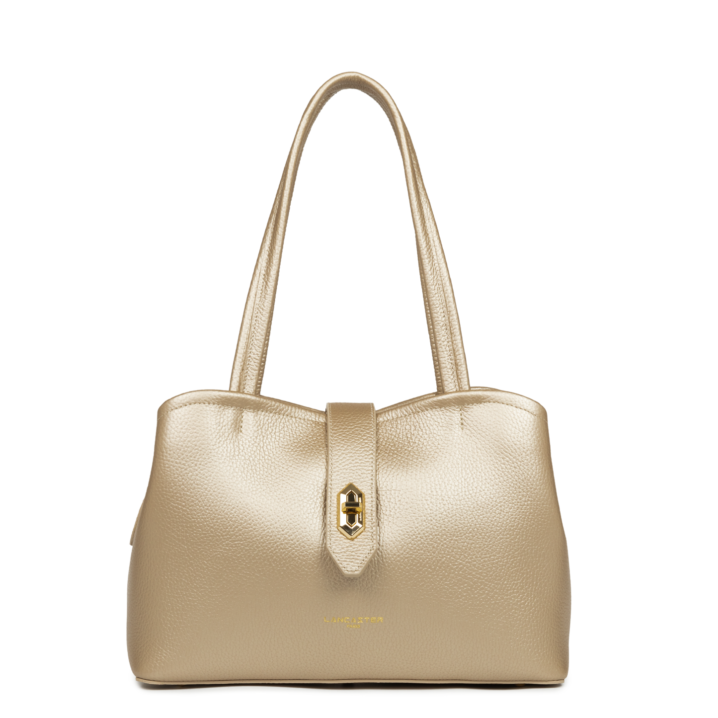 sac cabas épaule - top double #couleur_or-ple-in-nude