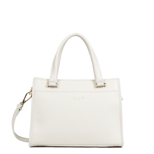 petit sac à main - foulonné double daily #couleur_ecru-in-beige