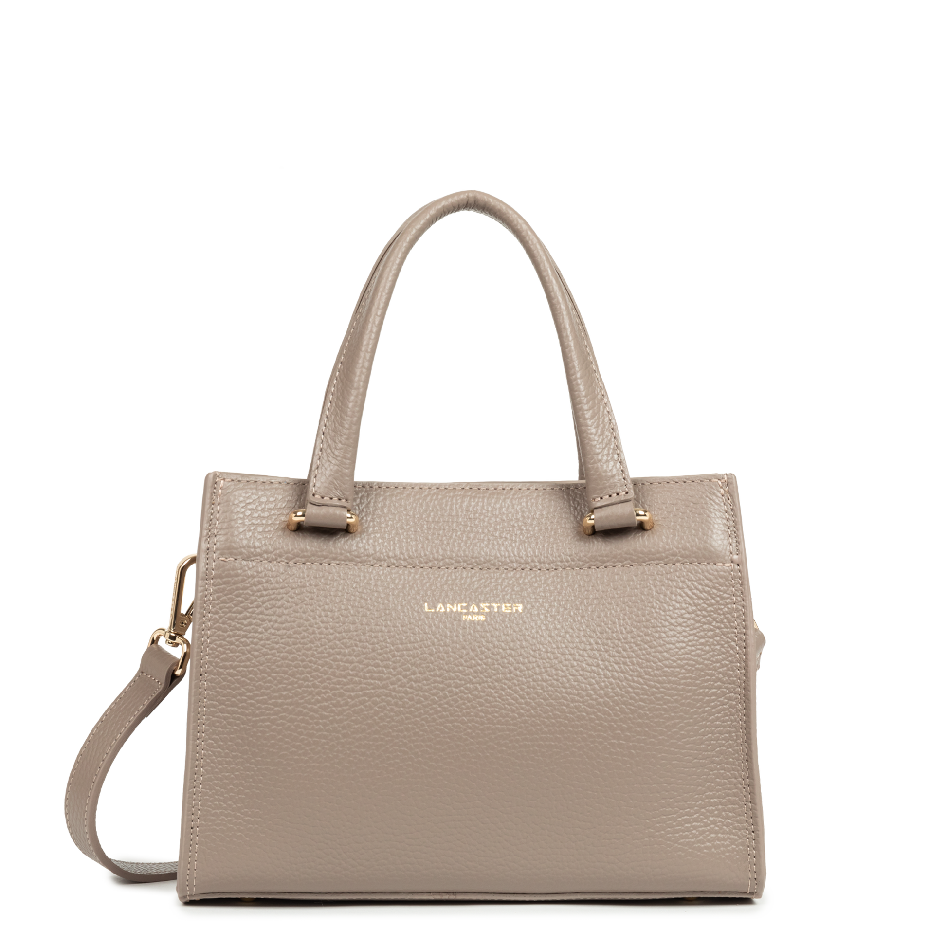 petit sac à main - foulonné double daily #couleur_galet-in-or