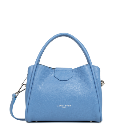 petit sac à main - ida double #couleur_bleu-santorin-in-argent