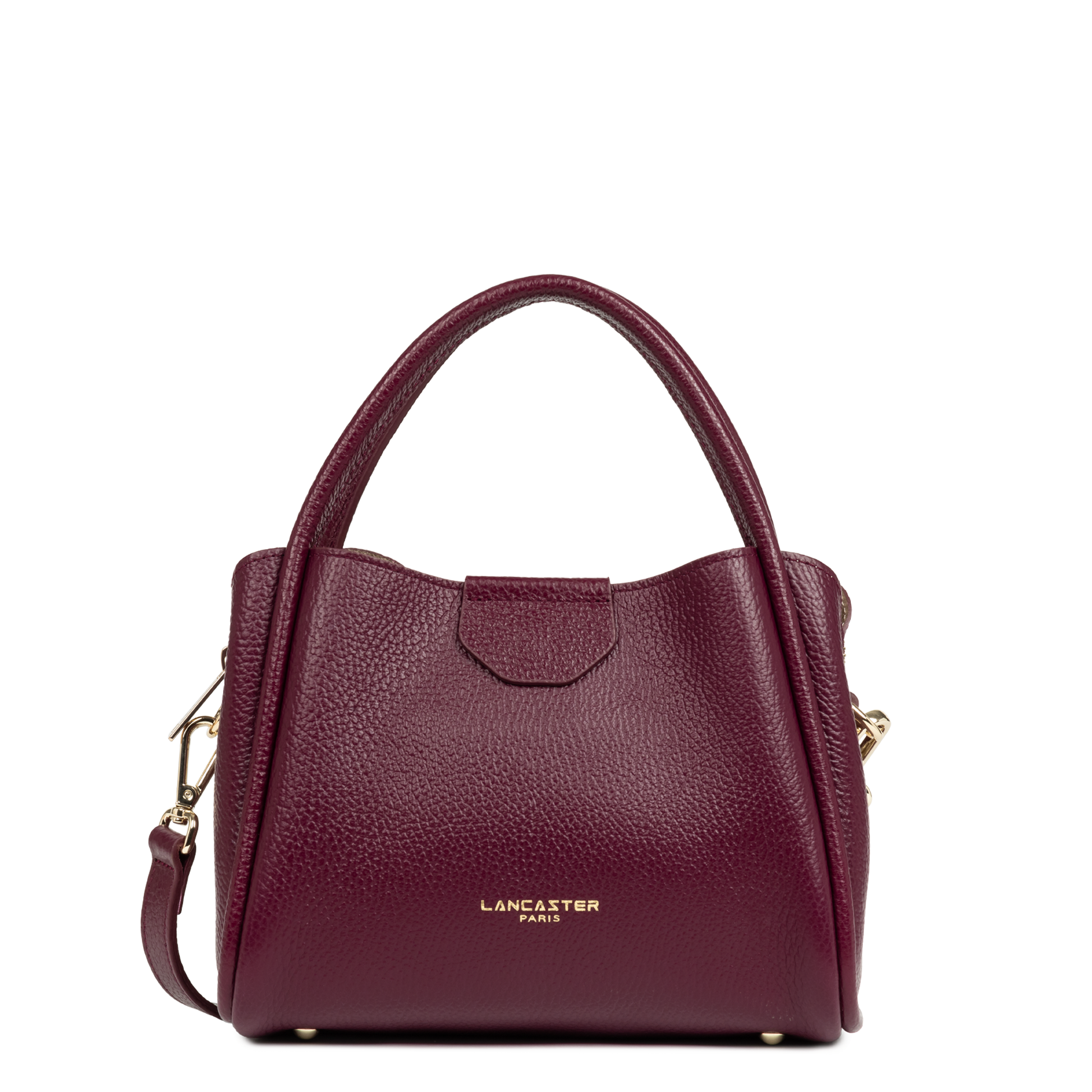 petit sac à main - ida double #couleur_bordeaux-in-or-ple