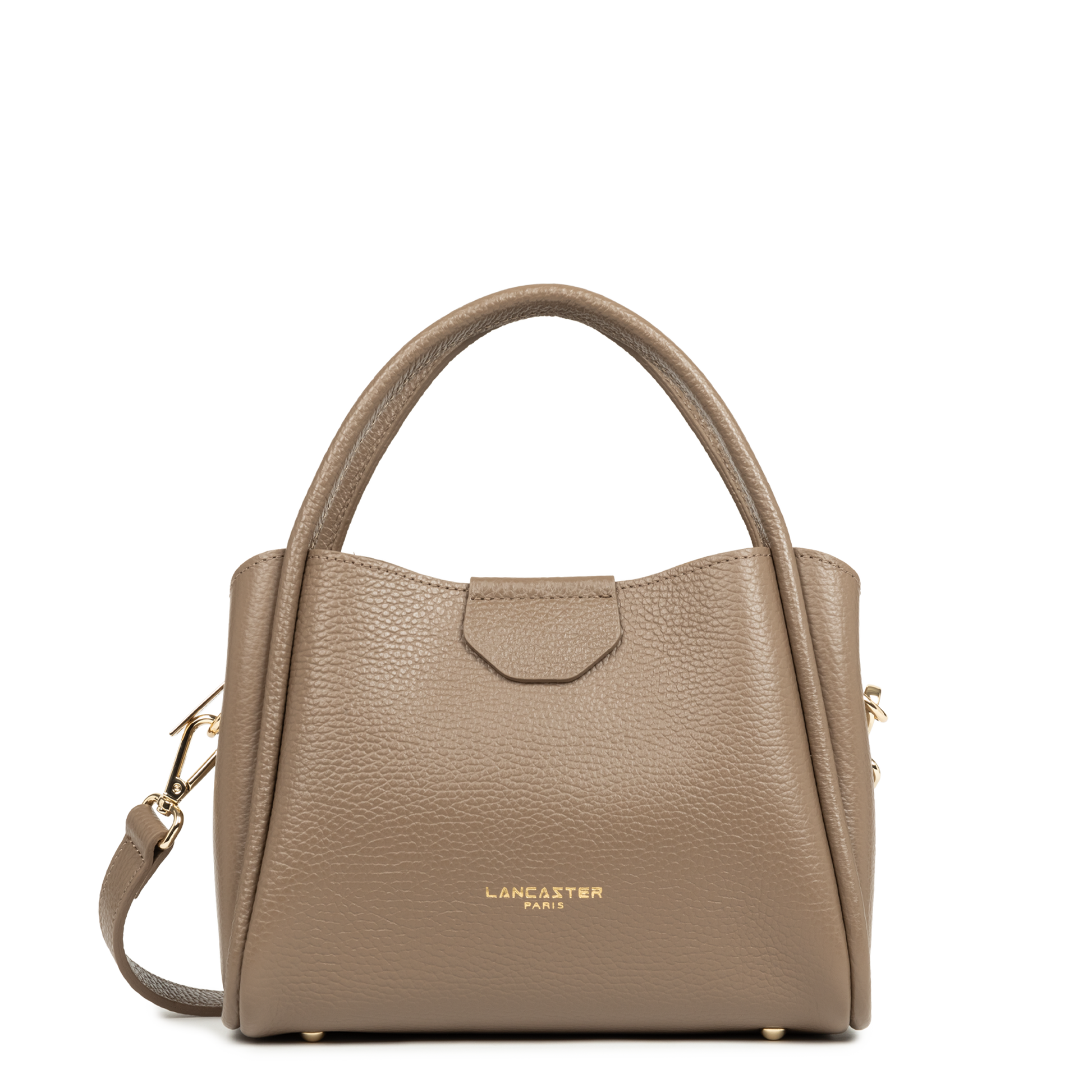 petit sac à main - ida double #couleur_taupe-in-or