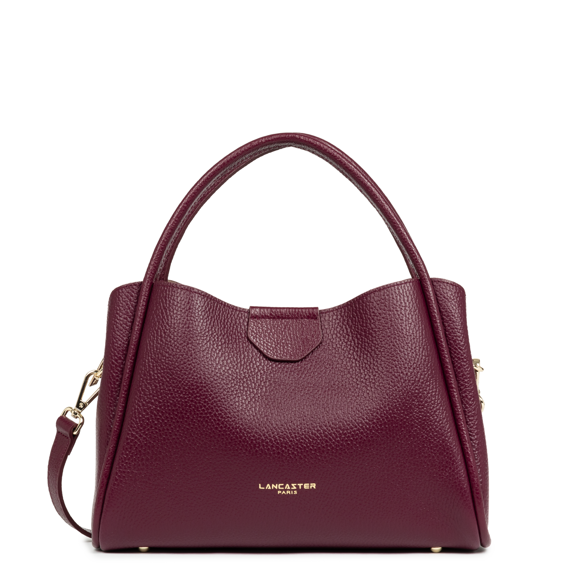 sac à main - ida double #couleur_bordeaux-in-or-ple