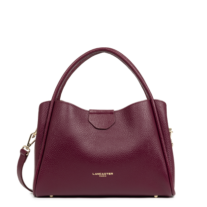 sac à main - ida double #couleur_bordeaux-in-or-ple