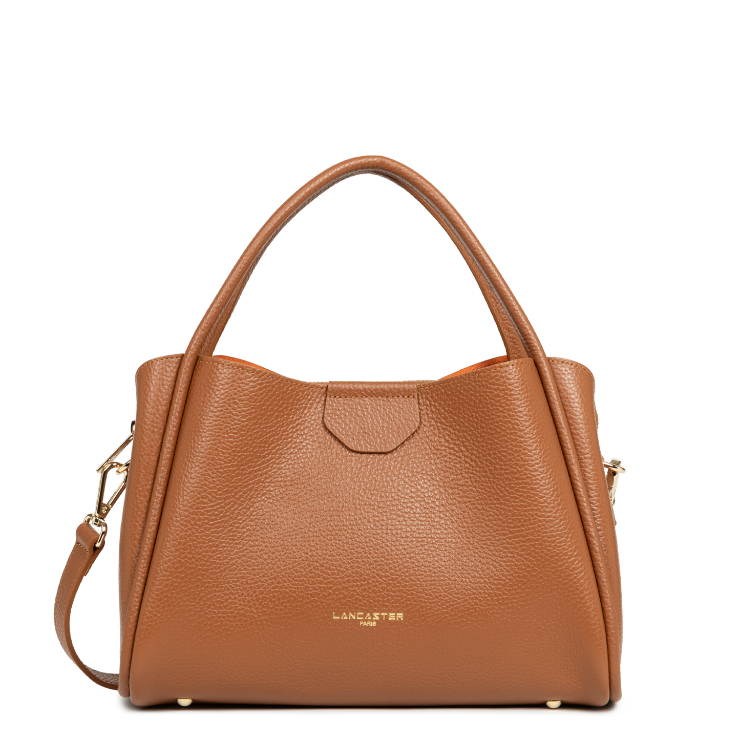 sac à main - ida double #couleur_camel-in-orange