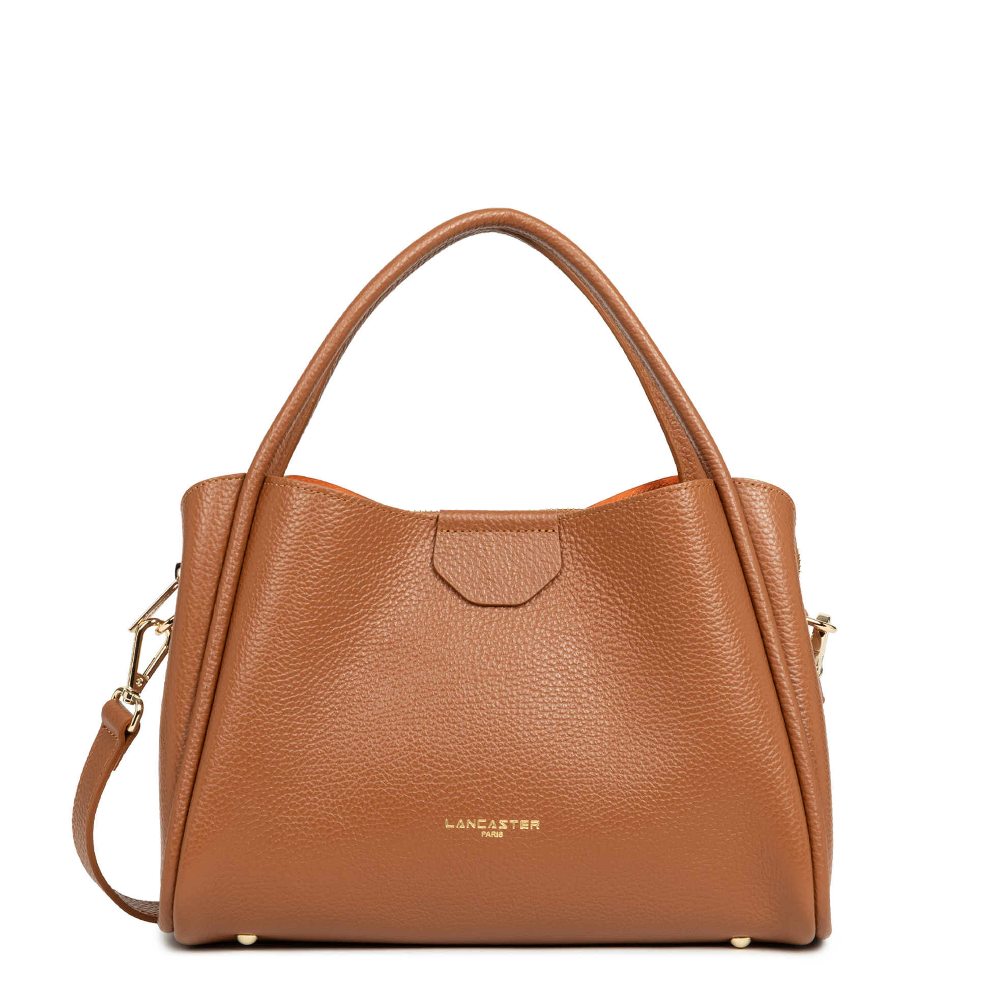 sac à main - ida double #couleur_camel-in-orange