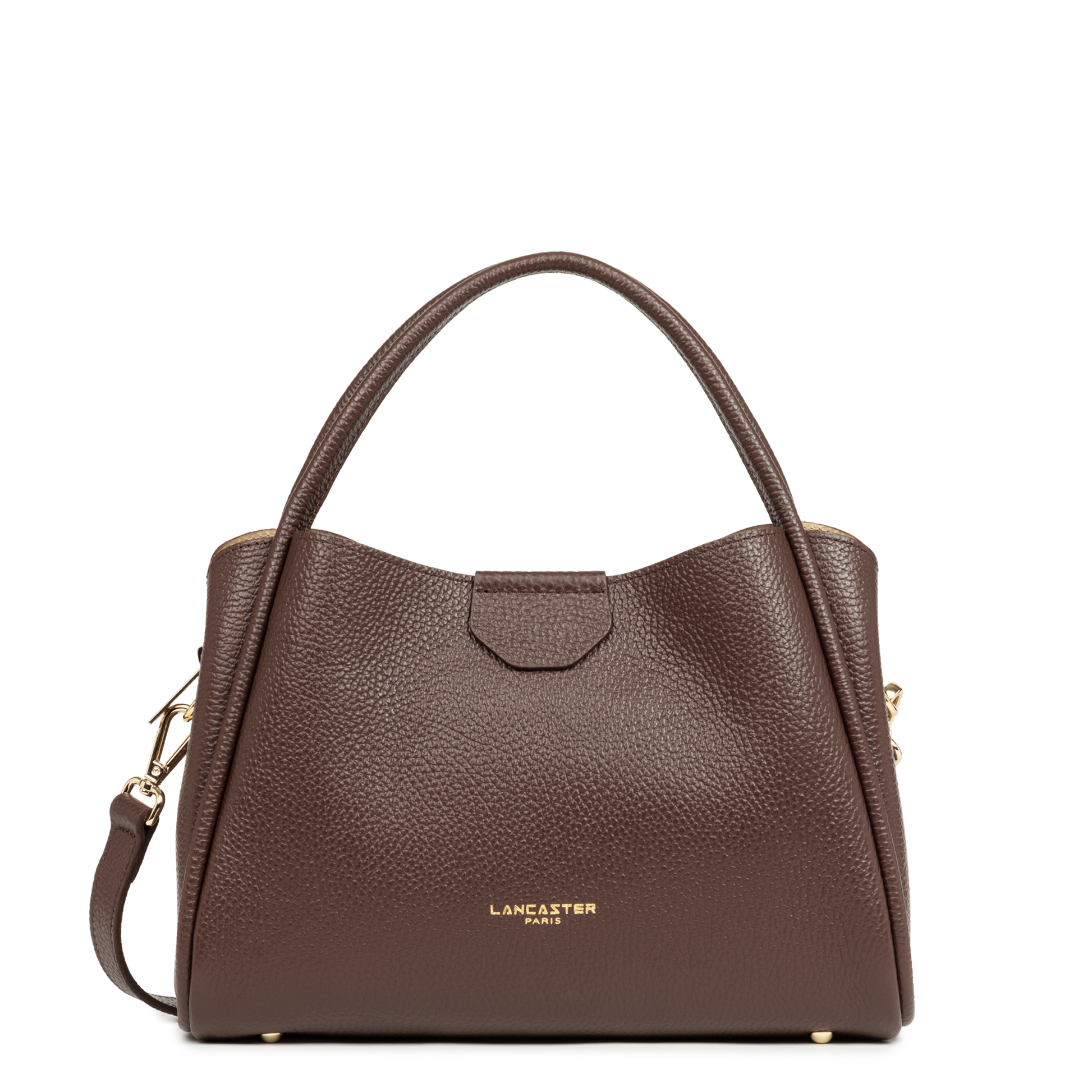 sac à main - ida double #couleur_marron-in-or-ple