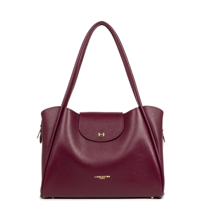 sac cabas épaule - ida double #couleur_bordeaux-in-or-ple