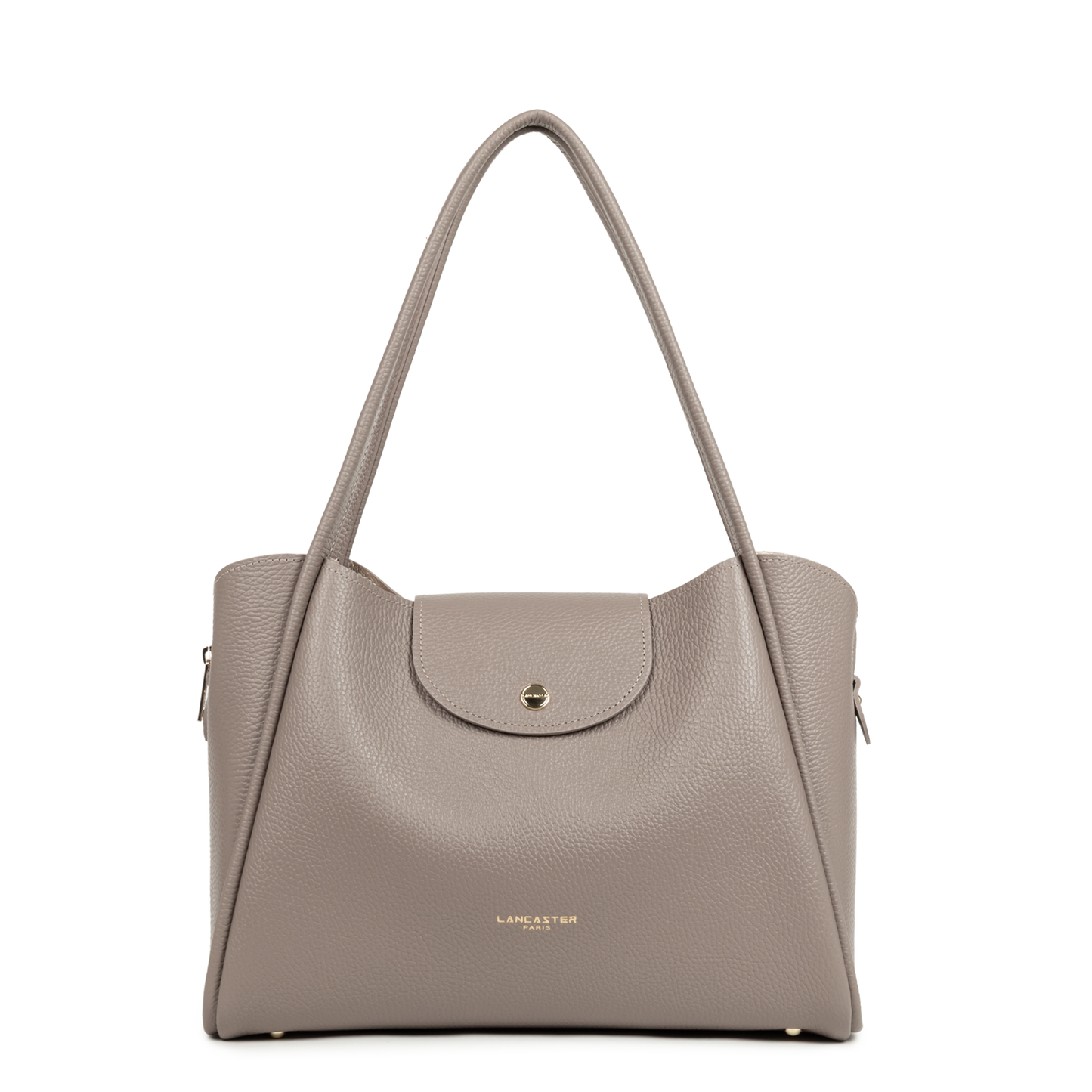 grand sac cabas épaule - ida double #couleur_galet-in-or